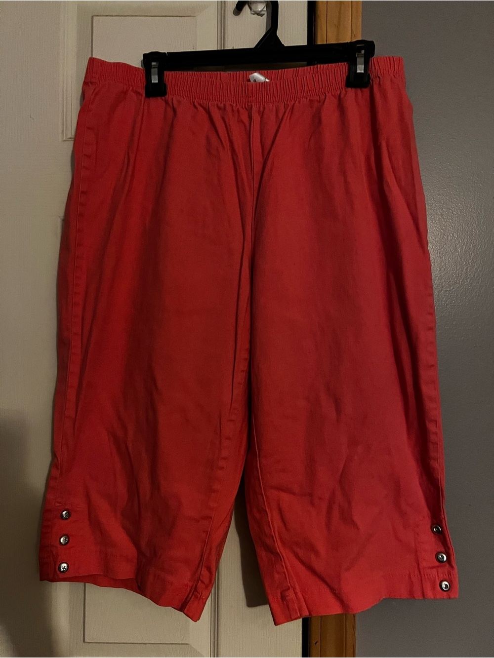 Women’s JMS, Just my size, capri pants, coral/pink, size 1X (16W)